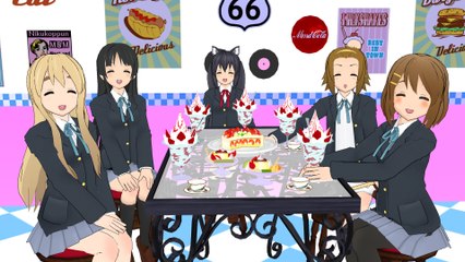 【MMD】ストロベリー☆＠けいおん！（中野梓）【FULLHD】【JAPAN】
