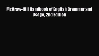 McGraw-Hill Handbook of English Grammar and Usage 2nd Edition BEST SALE