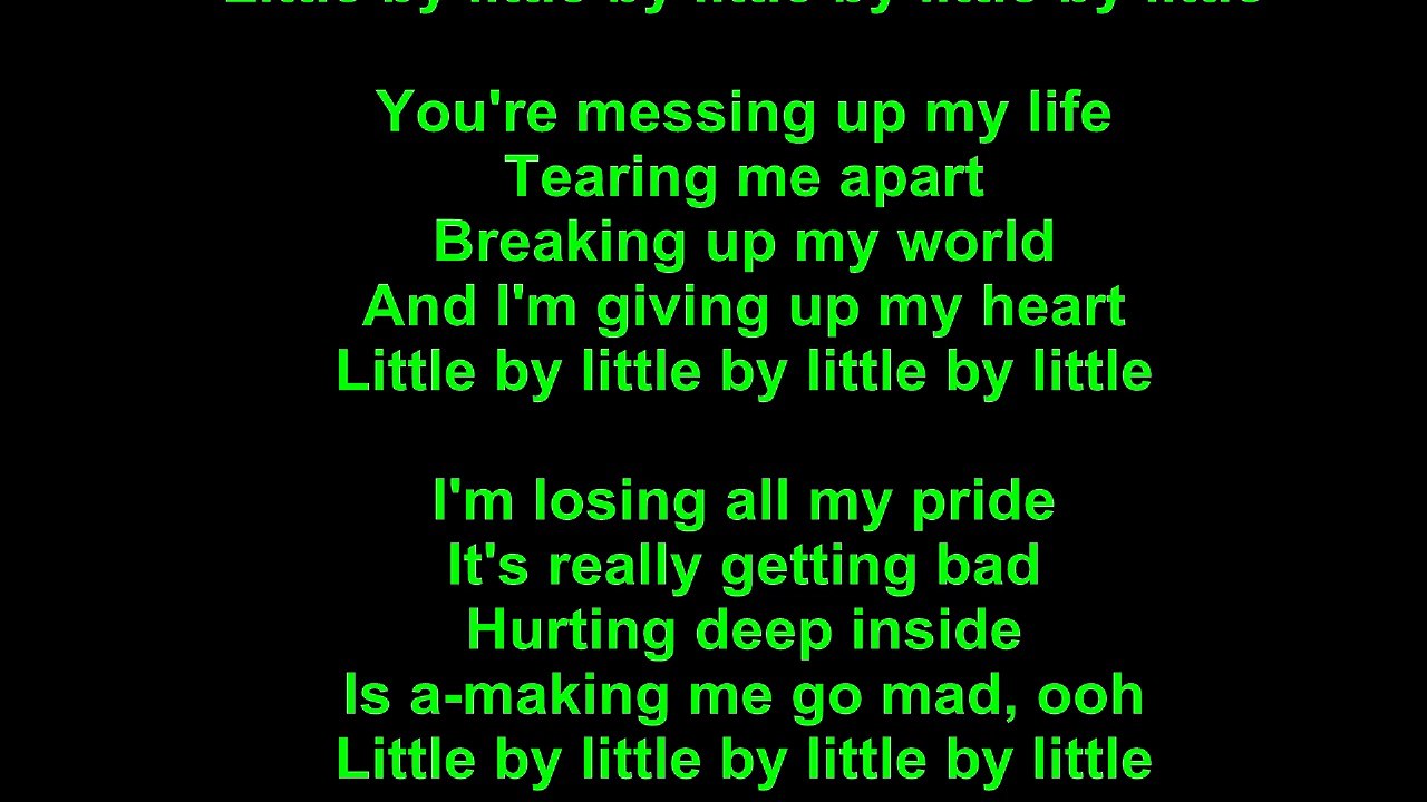 Dusty Springfield – Little By Little Lyrics