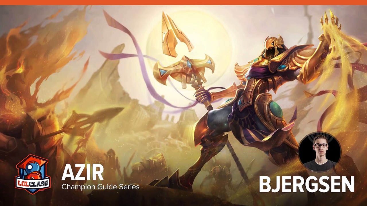 Azir mid guide, combo, and tips by TSM Bjergsen - Season 5 _ League of Legends (1080p 60fps)