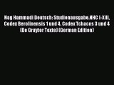 (PDF Download) Nag Hammadi Deutsch: Studienausgabe.NHC I-XIII Codex Berolinensis 1 und 4 Codex