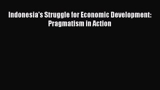PDF Download Indonesia's Struggle for Economic Development: Pragmatism in Action Read Online