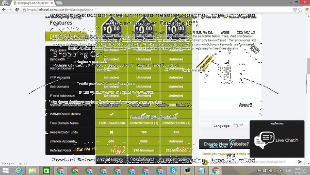 Free Unlimited WHM Reseller Hosting + Free Domain Name .com , .net , .org