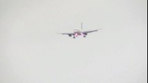 Crosswind Landing Aterrizaje 横風  Airbus A319  Vueling  Full-HD.  Crosswind Landing