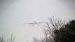 Storm!! Korean Air Airbus A330-200 Crosswind Landing at Narita  Crosswind Landing