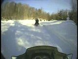 Raid et randonnée motoneige au Canada Québec
