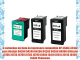 3 cartuchos de tinta de impresora compatible HP 350XL 351XL para Deskjet D4200 D4245 D4260