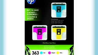 HP CB333EE - Pack de 3 cartuchos de tinta HP 363