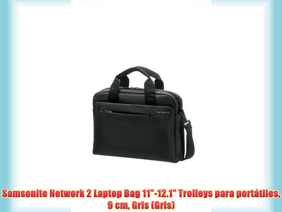 Samsonite Network 2 Laptop Bag 11-12.1 Trolleys para port?tiles 9 cm Gris (Gris)