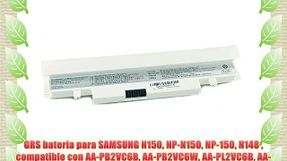 GRS bateria para SAMSUNG N150 NP-N150 NP-150 N148  compatible con AA-PB2VC6B AA-PB2VC6W AA-PL2VC6B