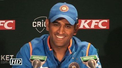 IND vs AUS 2nd T20 Dhoni Reacts on Winning T20 Series