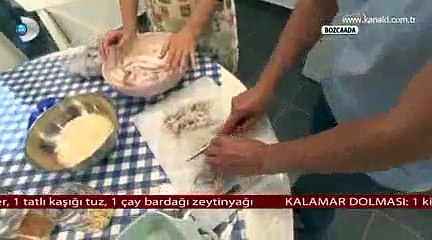 Kalamar Dolması Mutfağım Bozcaada Hanife Hanım