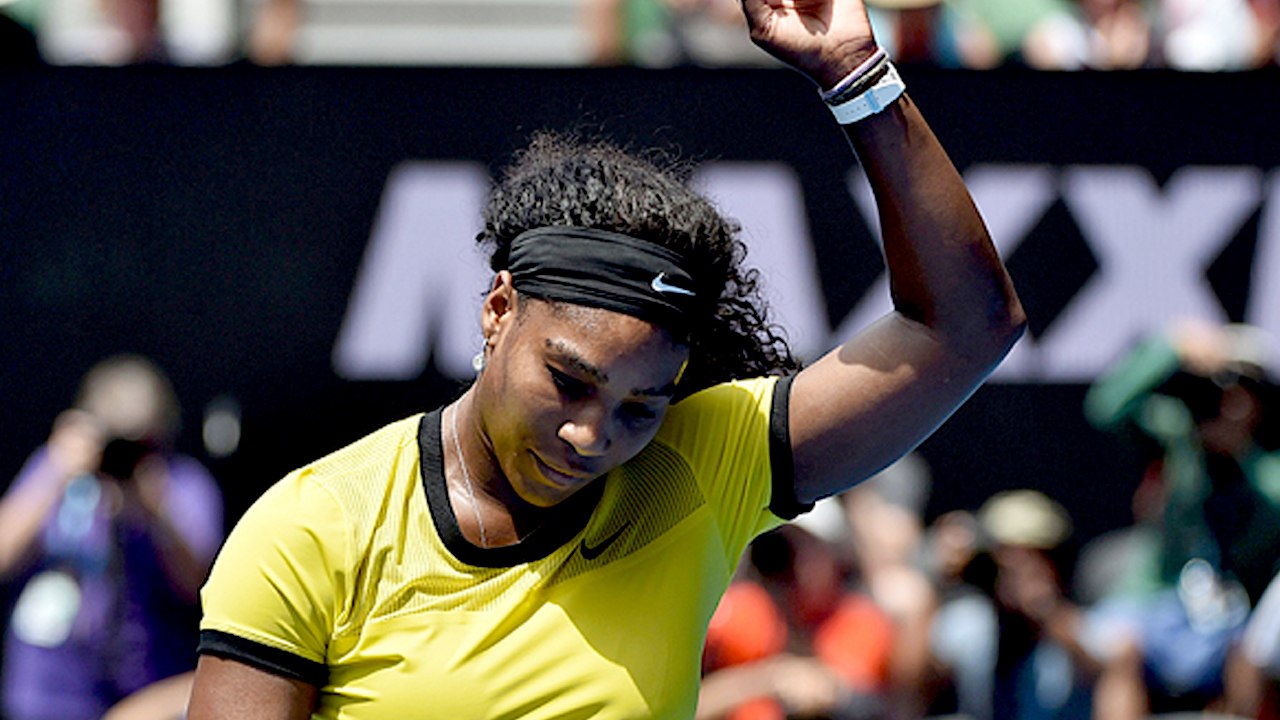 Australian Open Final Serena Williams v Angelique Kerber Kerber: Breaks Kerber In Second Set