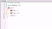 Buckys C++ Programming Tutorials - 6 - Variables Memory Concepts