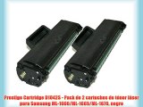Prestige Cartridge D1042S - Pack de 2 cartuchos de t?ner l?ser para Samsung ML-1660/ML-1665/ML-1670