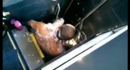 Otobüste Orta Kapıda Yıkanan Dayı