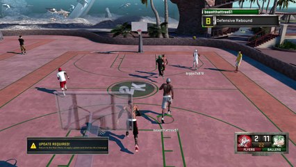 Killer alley oop!!!!