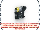 10x Compatible XL tinta cartuchos reemplazo for BROTHER LC-123 BK/C/M/Y con CHIP | 4x LC-123
