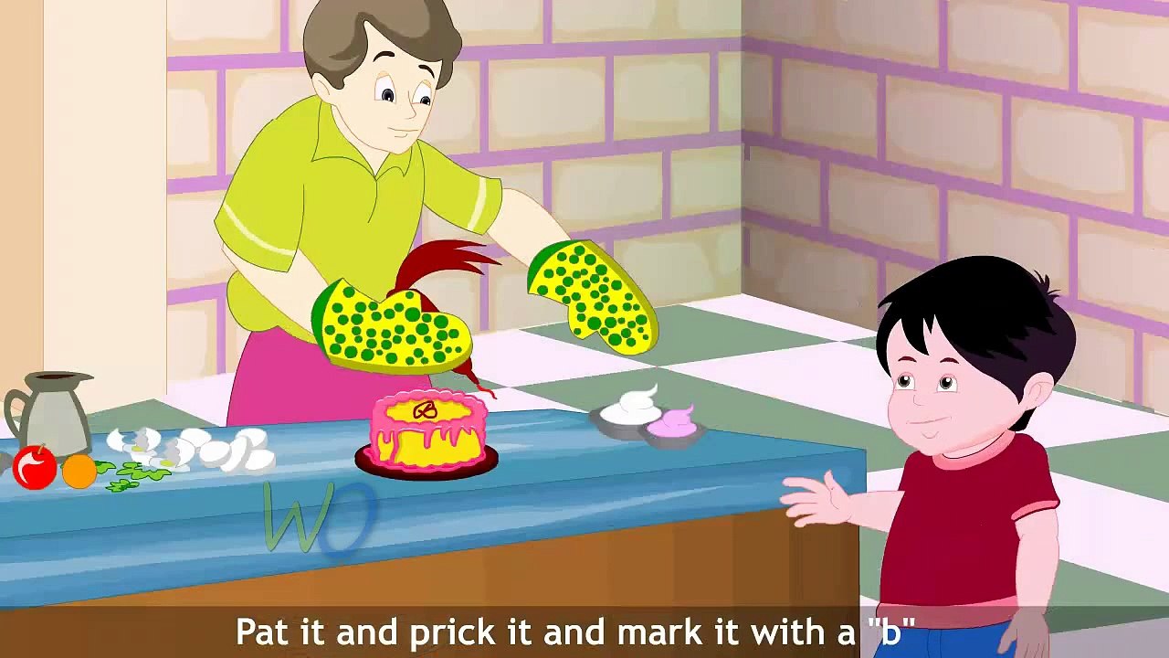 Pat a Cake - Baker Song for Kids - Nursery Rhymes - Baby Song Cartoon