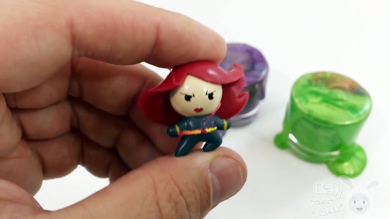 LOLLIPOP SURPRISE Fancy Foam Pearl Clay with Childrens Toys Angry Birds SPIDERMAN Shopkin