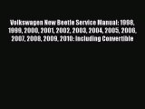 [PDF Download] Volkswagen New Beetle Service Manual: 1998 1999 2000 2001 2002 2003 2004 2005