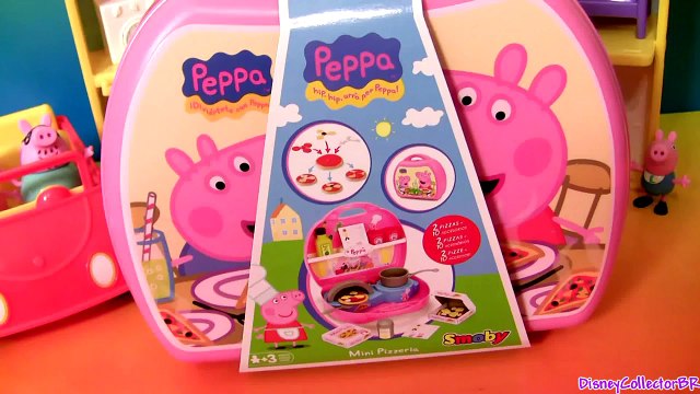 Peppa Pig Pizzeria Playset Pizza Shop Carry Case PlayDoh Maletín Pizzería de La Cerdita