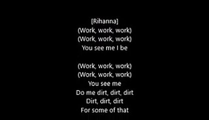 Rihanna - Work (feat. Drake) Lyrics