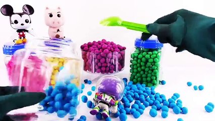 Toy Story 4 Mickey Mouse Play-Doh Dippin Dots Funko Pop Toy Surprises Learn Colors (FULL HD)