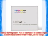 Prestige Cartridge 6010 - Pack de 4 cartuchos de t?ner l?ser para Xerox WorkCentre 6015/6015V/6015V