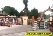 INDIAN BORDER GUARD FELL WHILE SALUTING FUNNY