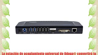 Estaci?n de acoplamiento Odoga? con doble sistema de visualizaci?n USB 3.0 compatible con full