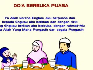 Kartun Anak Islam ~ Doa Buka Puasa  Tuk Anak Muslim ~Gadis Imut2016