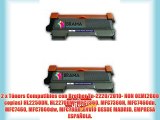 2 x T?ners Compatibles con Brother Tn-2220/2010- NON OEM(2600 copias) HL2250DN HL2270DW MFC7360