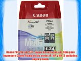 Canon PG-510 y CL-511 - Juego de cartuchos de tinta para impresora Canon Pixma de las series