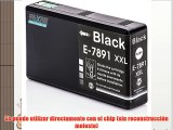 Multipack - 4 XL cartuchos de tinta compatibles con Epson T7891-T7894 con CHIP para WorkForce
