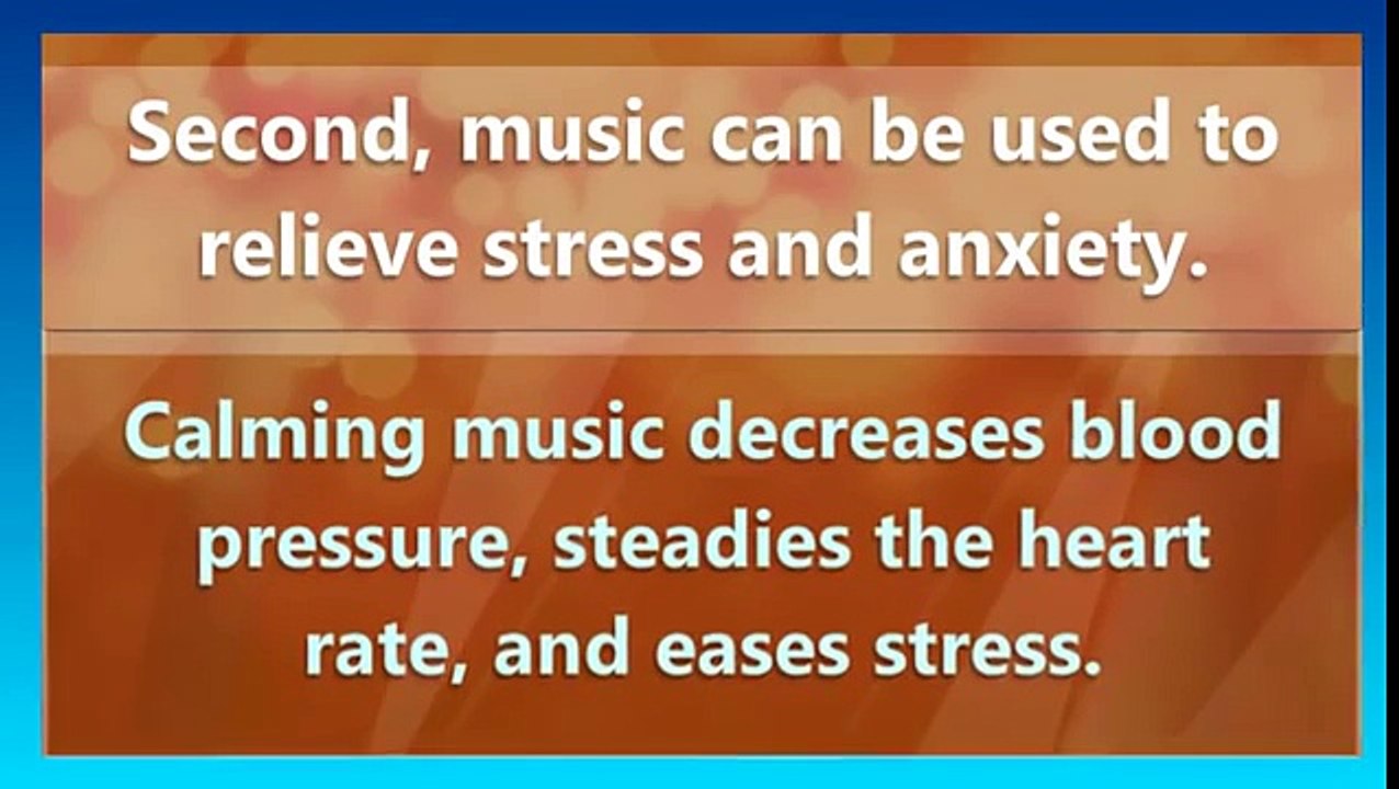 Music is a healer