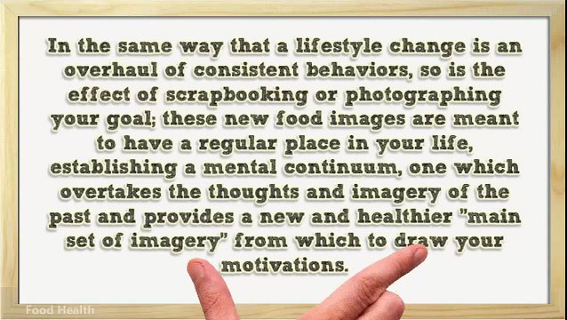 Scrapbooking Healthy Food Choices- Diet and Eating Motivation