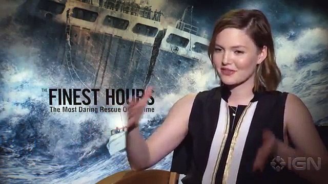 The Finest Hours - Chris Pine, Casey Affleck, and Holliday Grainger Interview (720p FULL HD)