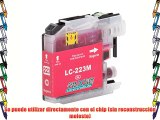 5 Cartuchos de tinta compatible para Brother LC223XL Magenta con chip para Brother DCP-J4120DW