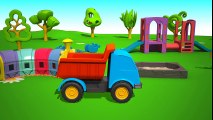 Léo le camion curieux - Le tracteur | Dessins animés en français  Fun Fan FUN Videos