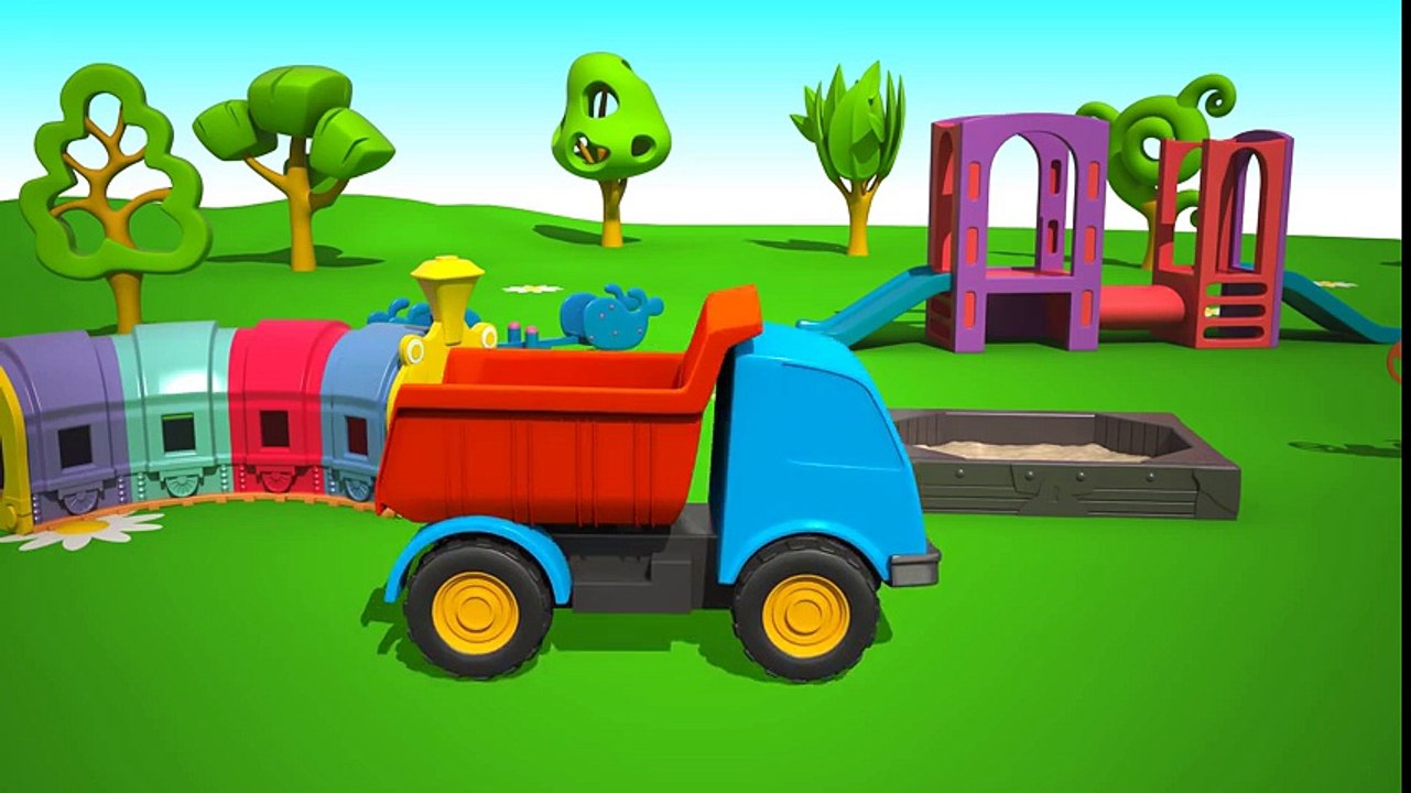 Léo le camion curieux - Le tracteur | Dessins animés en français  Fun Fan FUN Videos