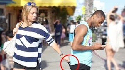 GIRL Caught Stealing in Public Prank 2015