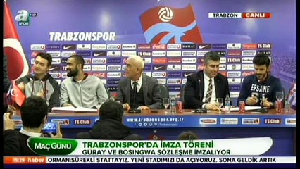 Trabzonspor'da 2 imza birden!