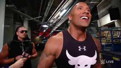 The Rock returns to Raw! - January 25, 2016