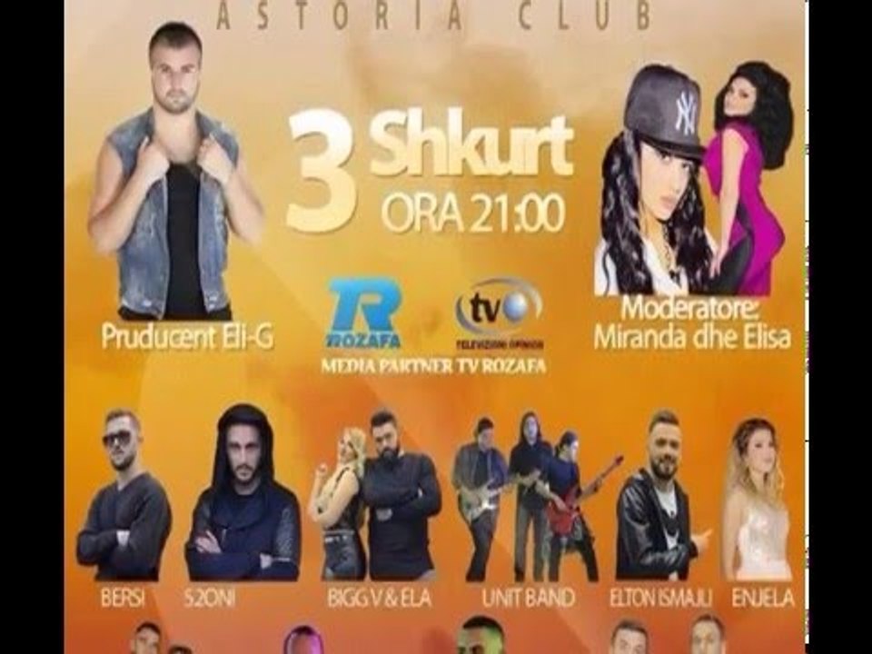 Shkodra Fest - Gjysmë Finalja e parë - 3 Shkurt Astoria Club
