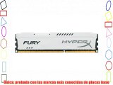 Kingston HyperX Fury - Memoria RAM de 16GB (2 x 8 GB 1600 MHz DDR3 CL10) blanco