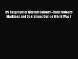 [PDF Download] US Navy Carrier Aircraft Colours - Units Colours Markings and Operations During