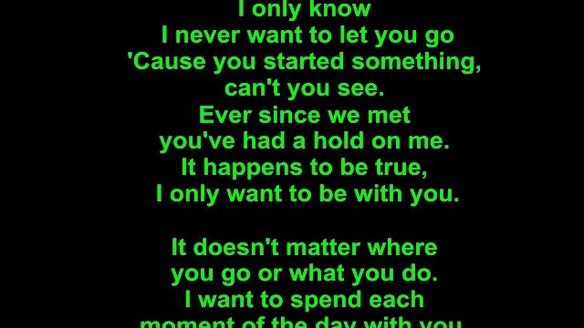 Dusty Springfield – I Only Want To Be With You Lyrics