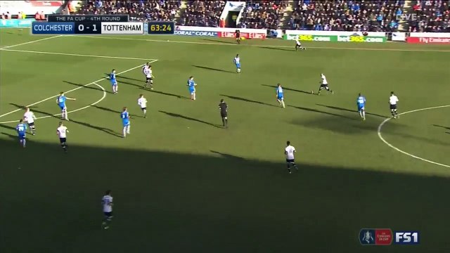 Eric Dier Goal HD - Colchester 0-2 Tottenham 30.01.2016 HD