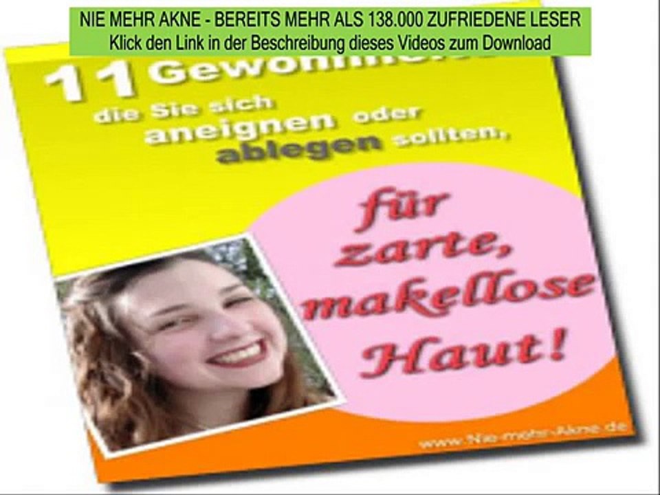 akne über 20 - hausmittel akne - nie mehr akne mike walden buch